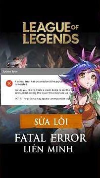 How to Fix Fatal Error in League of Legends | 100% Fix