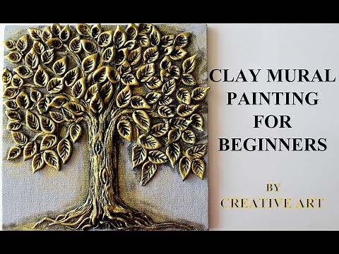 CLAY MURAL PAINTING FOR BEGINNERS