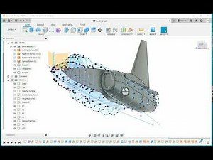 Su 25 Ep 6 Surface work - creating a solid body from surfaces - and logic operations between solids
