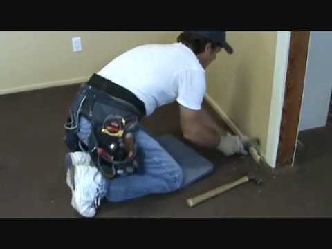 How to remove old baseboard