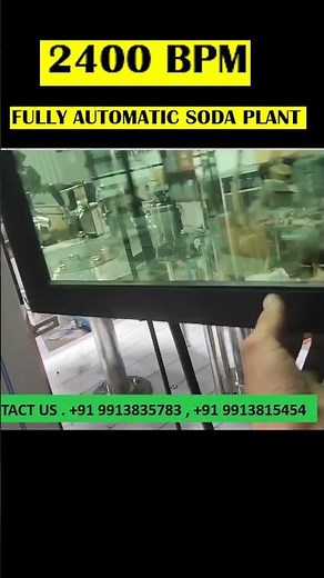 2400 BPH Fully Automatic Rotary Soda bottling plant's live demo | 40 bpm