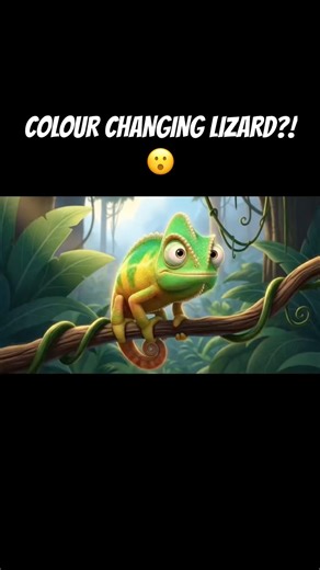 This Lizard can CHANGE COLOUR! #chameleon #animalfacts #naturereels
