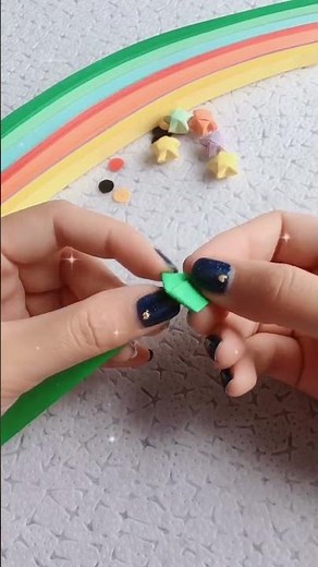 Rainbow Paper Quilling! 🤩 Super Easy Rolled Paper Art for Beginners (DIY Satisfying Crafts)