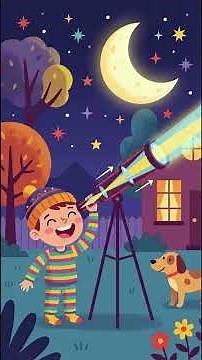 Magic Space Glasses! 🔭 How Telescopes Work for Kids 🌟