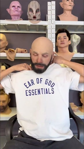 Silicone Mask ! #transformation #siliconemask #funny