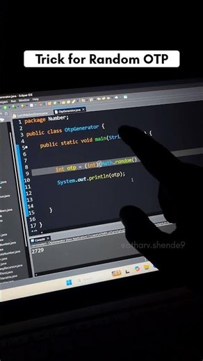 Trick to generate random OTP