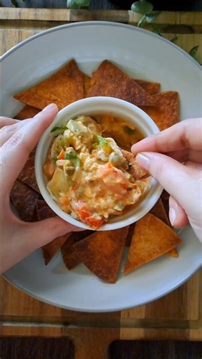 Cheesy tomato dip #food #snacks #easyrecipe