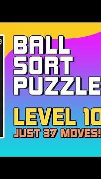 Ball Sort Puzzle Level 1012 Walkthrough [37 Moves!]