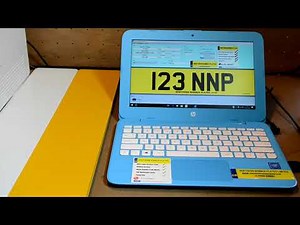 Printing and Laminating a Number Plate