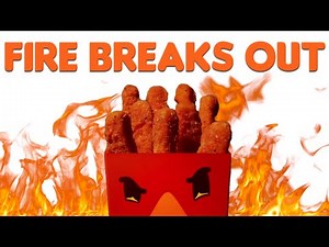 Spicy Chicken Fries Ad, But a Fire Breaks Out