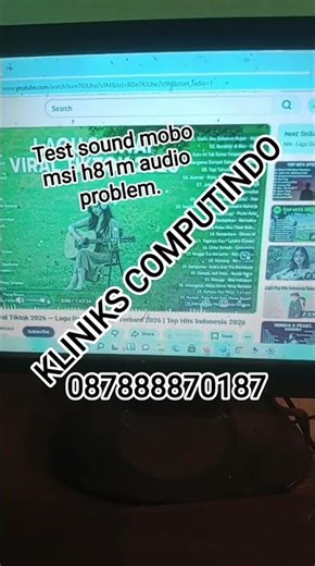 mainboard msi h81m e33 audio problem