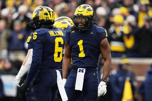 Why wasn’t Michigan’s Jaishawn Barham ejected for headbutting an official?