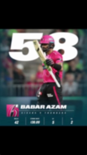 Babar Azam's Explosive 58* in BBL 🏏🔥🎉 #BBL