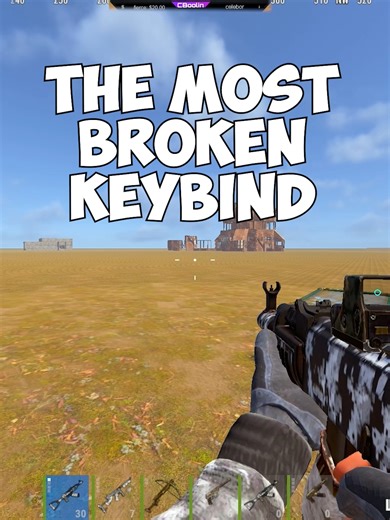 I had to let the cat out the bag 👀 Bind in my Newest Rust Optimization YouTube Video! #rustgameplay #fyp #rust #rustgame #gaming