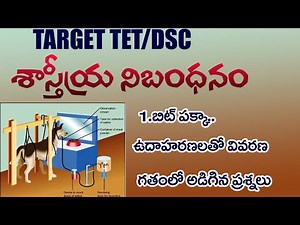 శాస్త్రీయ నిబంధనం ll classical conditioning ll Ivan pavlov experiment on dog