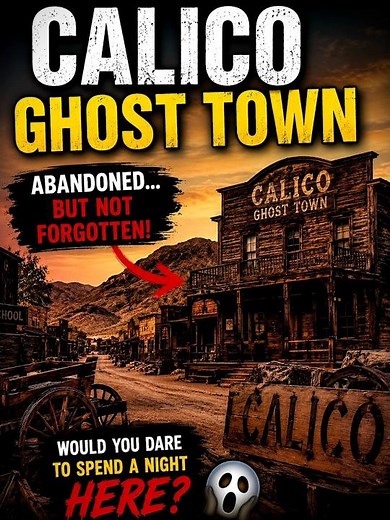 Would You Spend a Night in Calico Ghost Town? 😱👻