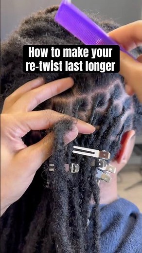 How to make your re-twist last longer￼!