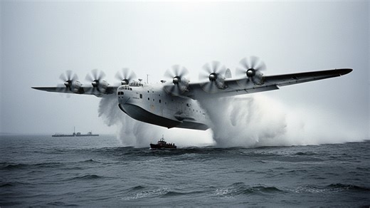The largest aircraft of WW2: The Nazi BV 222 Wiking