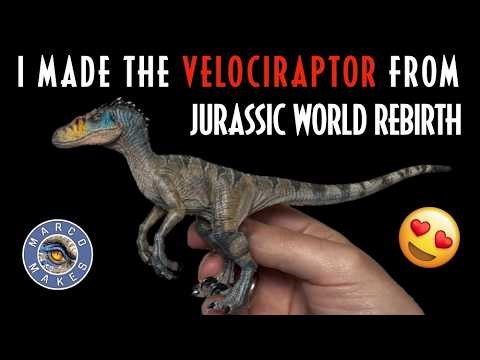 I Made the VELOCIRAPTOR from Jurassic World Rebirth using one of the models I sculpted.
