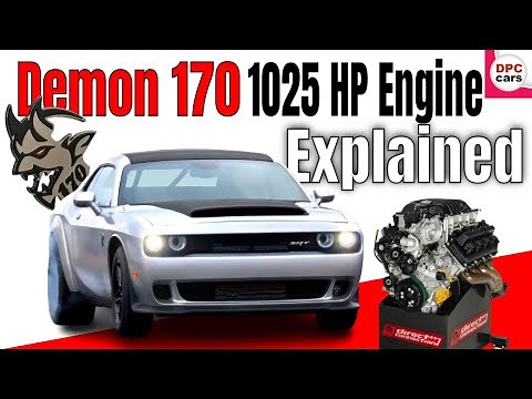 2023 Dodge Challenger SRT Demon 170 1025 Horsepower Engine Explained