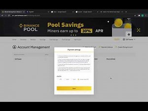 Binance Pool Setup + Merged Mining Tutorial