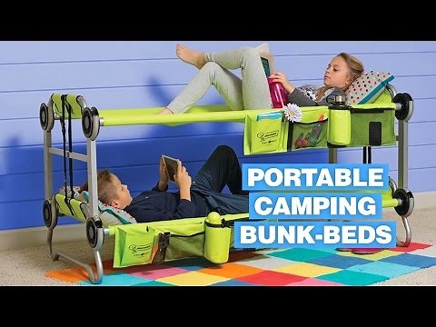 Kid-O-Bunk Portable Bunk Beds, A Sofa During The Day