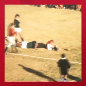 #OTD in 1974 we powered to a 28-9 victory over the Springboks 💪 JJ Williams score two of the five Lions tries to help deliver a 2-0 lead in the four match Series 🦁 This Lions side went on to win the Series 3-0 and are known as 'The Invincibles.' #LionsRugby | Official Lions Rugby