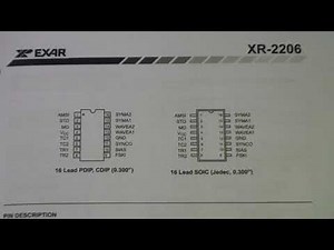 TTT250 Inexpensive XR2206 Function Generator