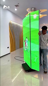 How do you fold an LED screen?#MileStrong #leddisplay #ledscreen #ledposterscreen #digitalposter