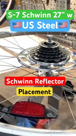 Proper Schwinn Reflector Placement #schwinnbikes #automobile #bikelife #bicycle #stingray #bmx
