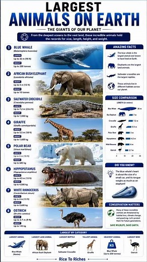 Meet the Biggest Animals in the World