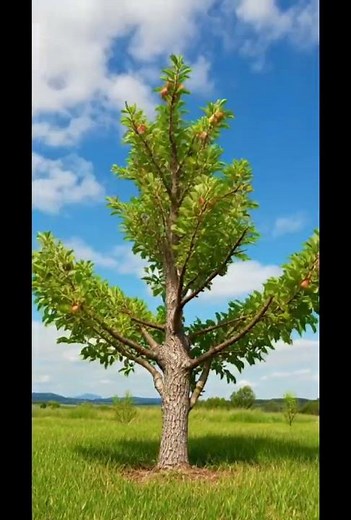 Apple Tree Growth Time Lapse | From Seedling to Harvest 🍎 #Shorts