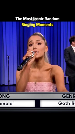 Iconic Random Singing Moments Featuring Ariana Grande