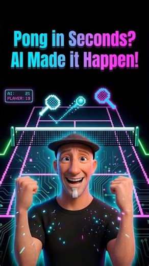 Pong in Seconds? AI Made it Happen!