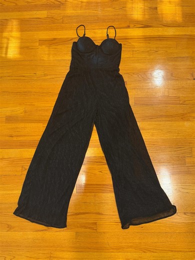 NWOT Black & Gold Jumper - Etsy