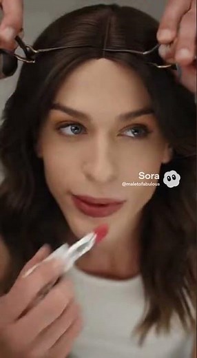 Casual Friday Makeover #mtf #transformation #crossdress #makeup TGTF #boytogirl #femboy #genderswap