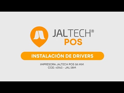 Instalación de driver en Win 11 & Win 10 | Impresora Térmica POS USB 58mm | Cod. 40163 - JAL 58M