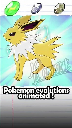 Pokemon Raikou Evolution Animated ! #pokemon #pokémon #pokemontcg