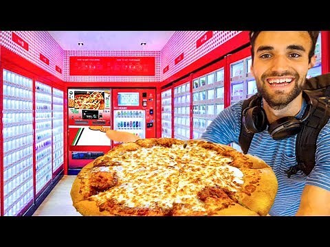 LIVING on WORLD’S BEST VENDING MACHINES for 24 HOURS!