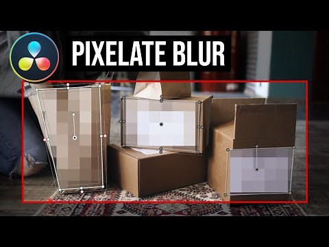How to Pixelate Blur Labels in DaVinci Resolve 17 with Mosiac Blur Effect and Power Windows