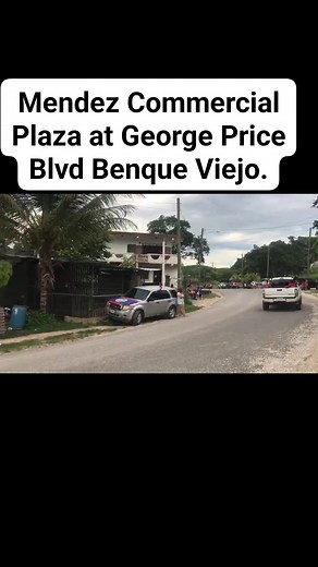 Mendez Commercial Plaza has a variety commercial business downtown Benque Viejo Town. Belize. Central America. | Luis Blas Mendez Sr.