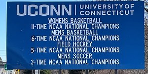 Connecticut highway sign updated to show UConn’s latest championship
