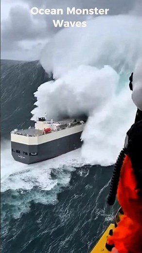 Ocean Giants vs Huge Waves 🌊🚢