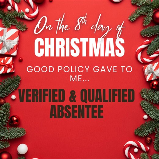 The 12 Days of Christmas-Election Integrity version. Day 8-NO MORE MASS MAIL-IN BALLOTS! | Election Integrity Network | Facebook