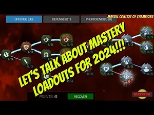 The Best #MCOC Mastery Builds and Loadouts For 2024