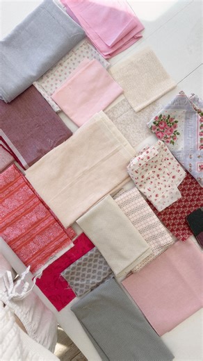 Madison Hafen on Instagram: "Me: “omg I’m feeling so overwhelmed about hosting Christmas” Also me: “I’m going to make a quilt in time for Valentine’s Day” Using Darling by @thimbleblossoms and fabrics I’ve accumulated but many from @madewithharmony 🎀 #thimbleblossoms #darlingquilt #quilting #beginnerquilter #valentinesdaydecor"