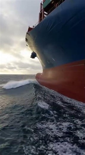 Container Ship in Rogue Swell Corridor