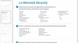 What do I need to know before taking the Security  certification exam?