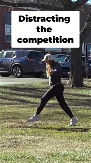 Check out Jackie's new way to distract players. Watch the full episode on our YouTube Channel #chickendance
