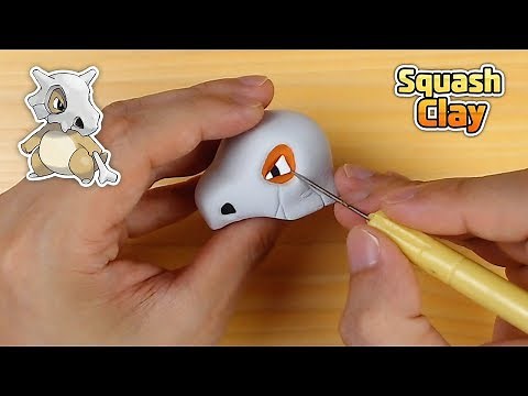 Pokémon Clay Art: Cubone Ground-type Pokémon!!